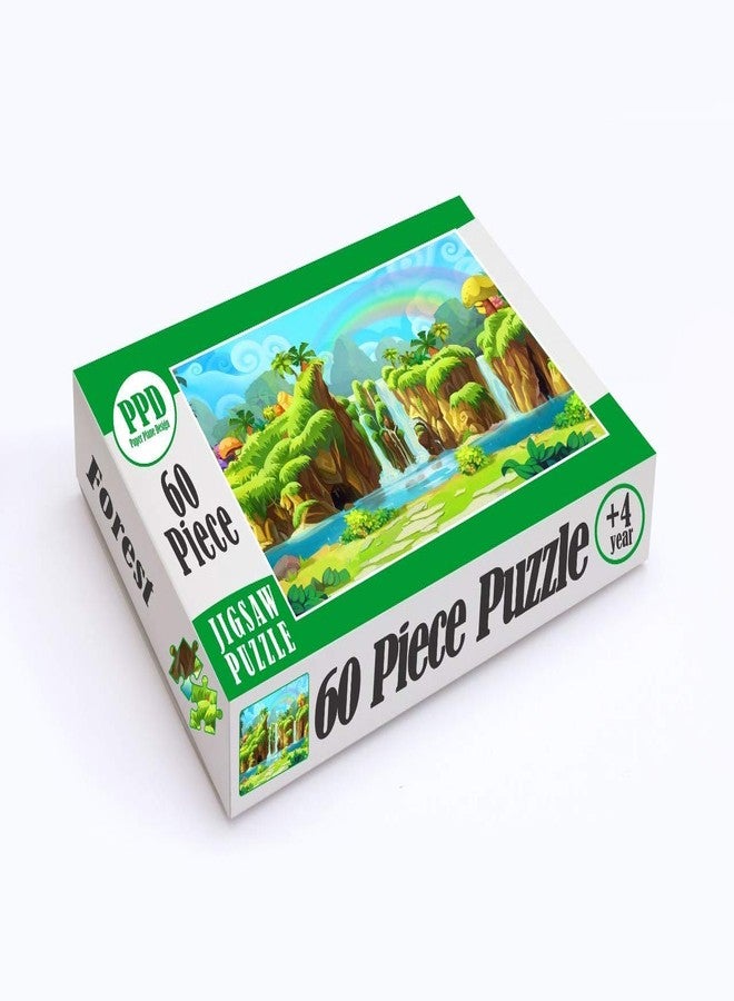 Printelligent Jigsaw Puzzles Game for Kid Year Old Puzzels, Educational Single Forest Theme - Image 2
